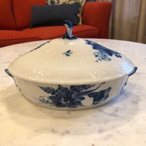 Royal Copenhagen Blue Flower curved oval covered dish